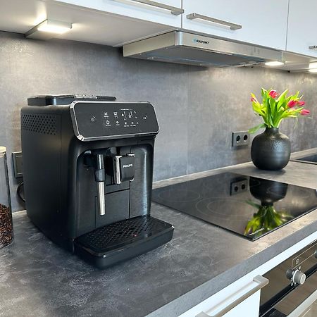 Neu & Schick: Kueche Inkl. Kaffee Apartment Dresden Luaran gambar